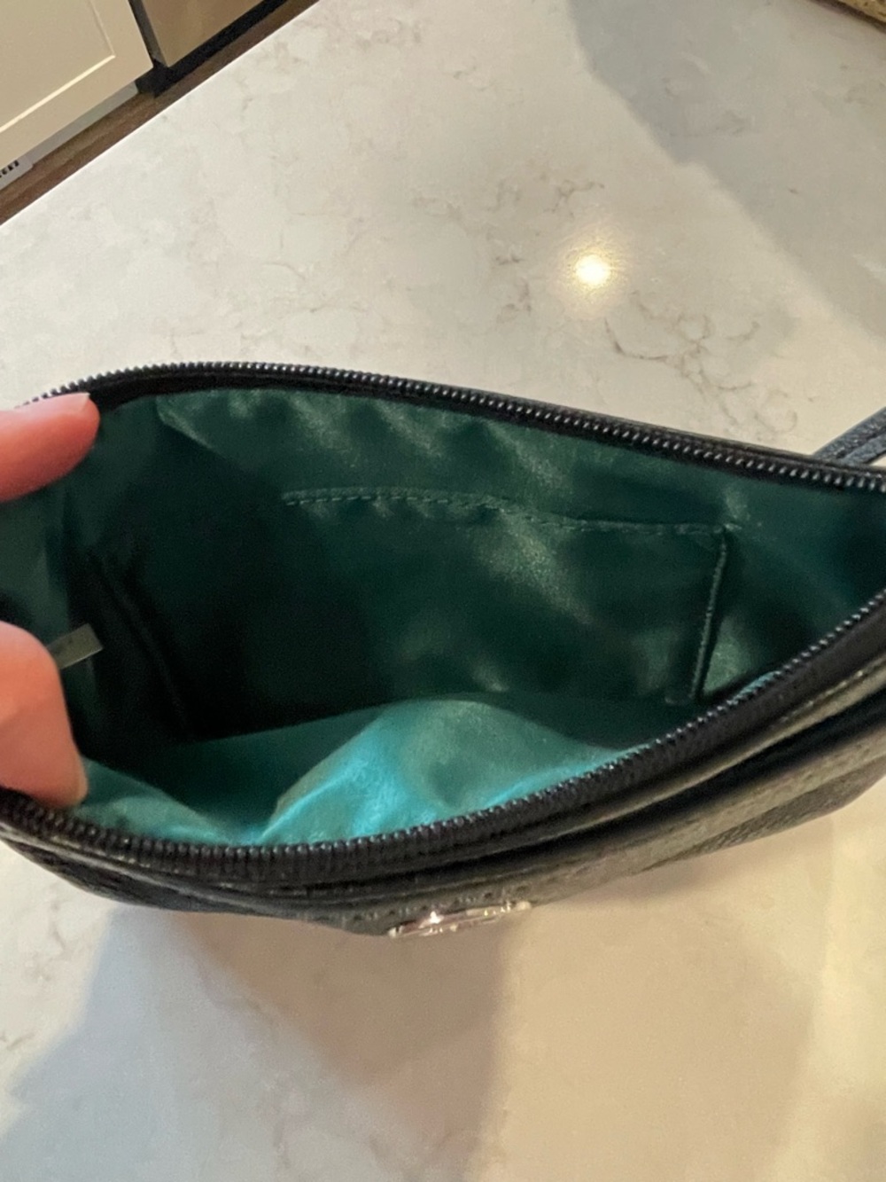 Coach Black Leather Wristlet - Picture 3 of 7